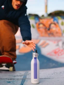Bouteille isotherme - Série Sport Gris
