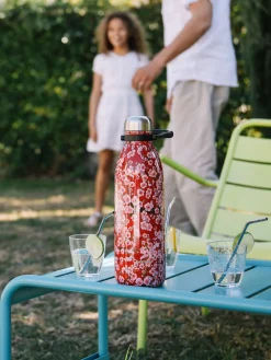 Bouteille isotherme - Titan Flowers Rouge