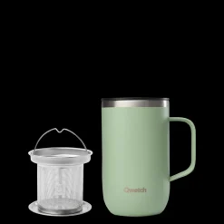 Mug Tisanière isotherme - Matt Tilleul