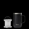 Mug Tisanière isotherme - Matt Noir
