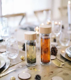 Théière verre - Bambou